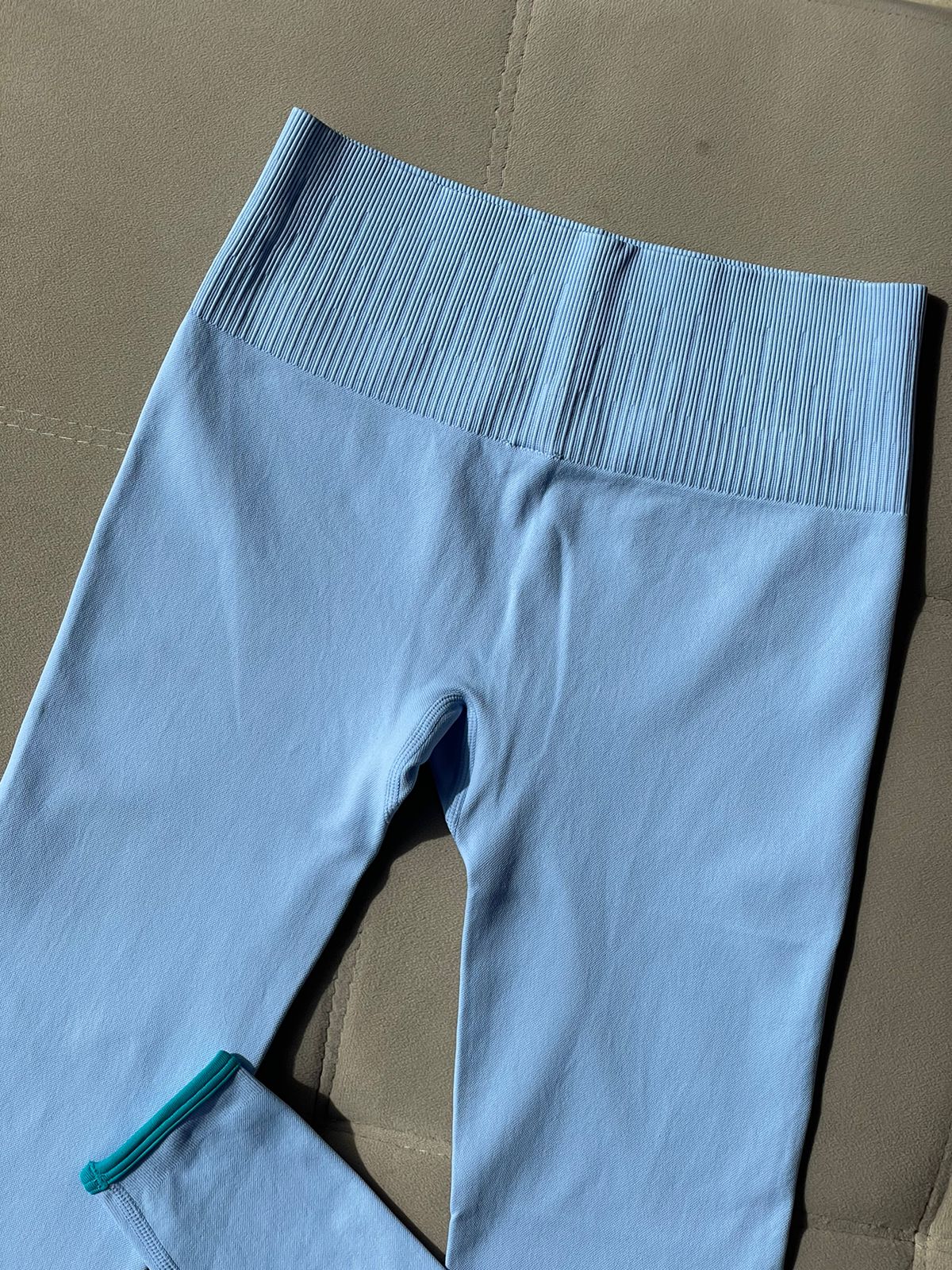 Legging Bicolor Cyan - Image 4